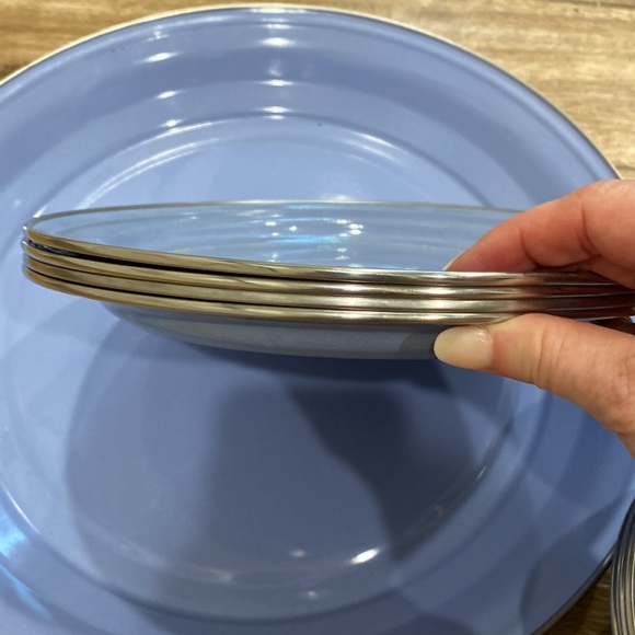 Pottery Barn Lavender Enamelware - Picture 4 of 8